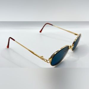 Vintage Bobbie Brooks Jill Gold Oval Sunglasses Frames Only